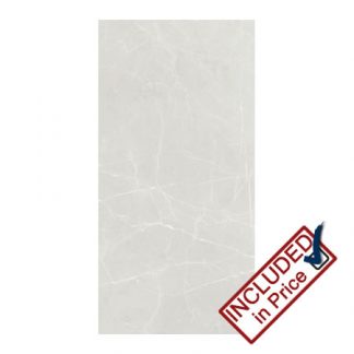 Dallas Light Grey Gloss Marble Effect Wall Tile