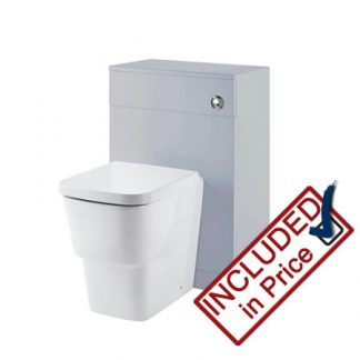 Lofi Matt Grey 550mm Toilet Unit