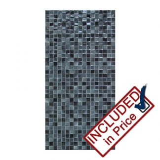 Trend Black Mosaic Effect Wall Tile