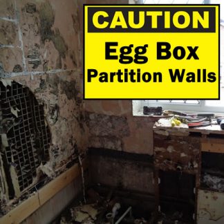 Caution Egg Box Partition Walls