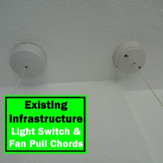 Light Switch and Fan Pull Chord