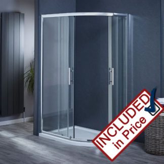 Aqua-I6 Offset Quadrant Shower Enclosure 1000mm x 700mm x 1850mm High