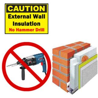 Caution External Wall Insulation