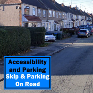 Skip And Parking On Road