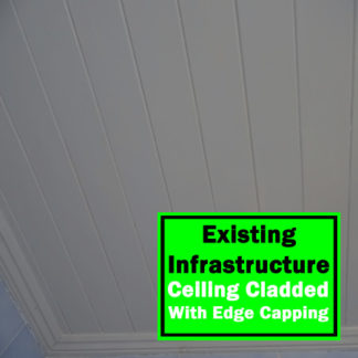 Ceiling Cladded with Edge Capping