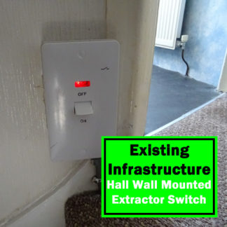 Electric Shower Hall Wall Isolation Switch