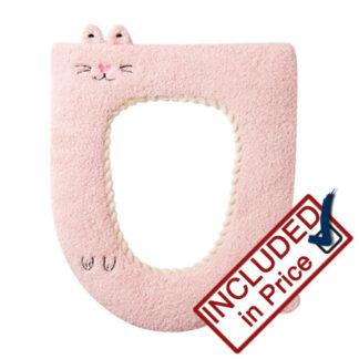 Cat Style Toilet Seat in Pink