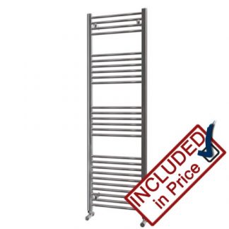 1600mm by 500mm Straight Chrome Towel Rail