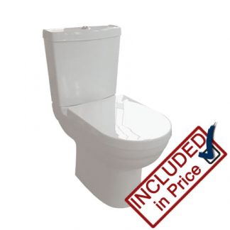 Ashington Close Couple Toilet Cistern and Seat