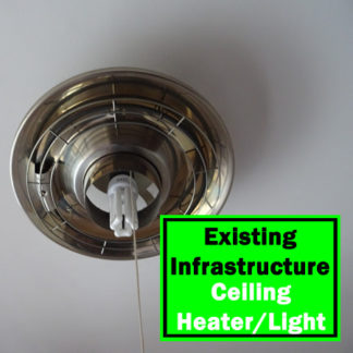 Bathroom Ceiling Light and Heater