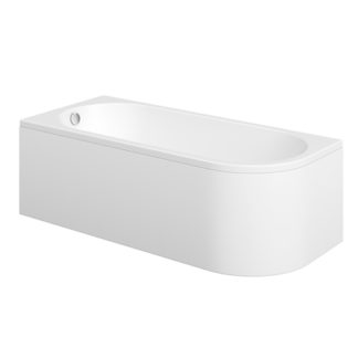 J Shaped Bath