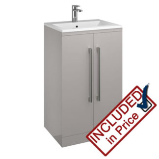 Odyssey 500mm 2 Door Vanity Unity Light Grey