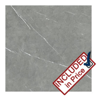 Roma Grey Marble Effect Polished Porcelain Floor Tile