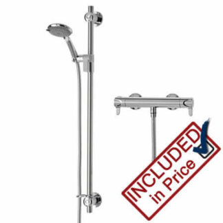 Triton Dene Lever Cool Touch Bar Mixer with Grab Rail