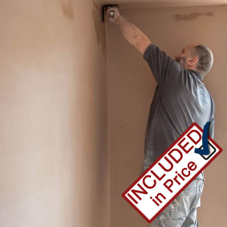 Plaster Bathroom Wall