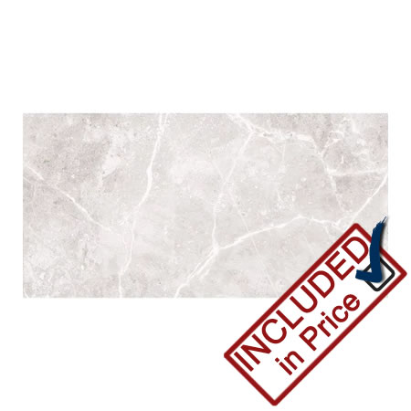 Agora Light Grey Matt Marble Effect Wall Tile