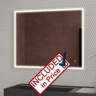 Oceana Gleam Rectangular LED Illuminated Mirror 600mm by 800mm
