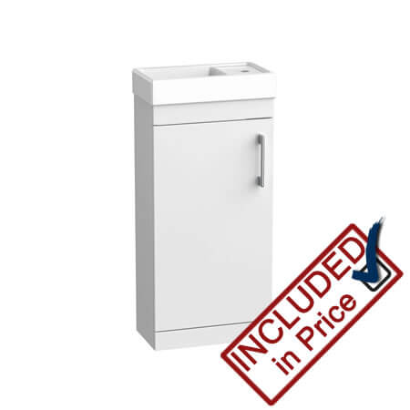 Tavistock Kew Cloakroom Vanity Unit Basin Gloss White